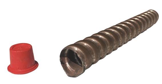 צינור רבוסטה נגטיב למוט דיווידג בבטון